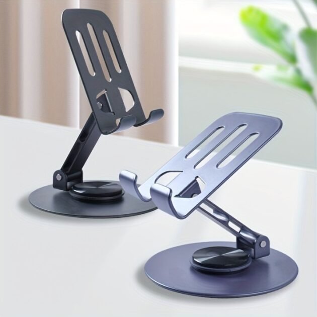 Support de Téléphone Métallique Réglable, Élégant et Pratique (G2A)