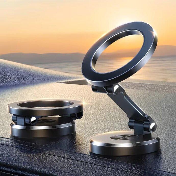 Support de Téléphone Magnétique pour Voiture – Rotation 1080° | Universel iPhone & Android GA - Image 15