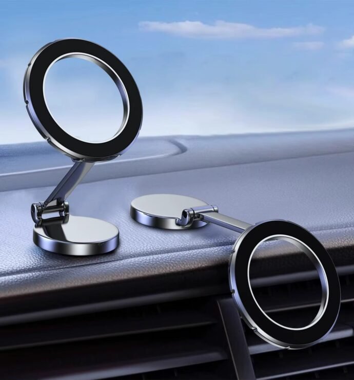 Support de Téléphone Magnétique pour Voiture – Rotation 1080° | Universel iPhone & Android GA - Image 3